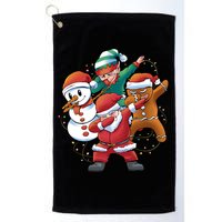 Dabbing Christmas Characters Holiday Golf Towel
