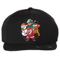 Dabbing Christmas Characters Holiday Wool Snapback Cap