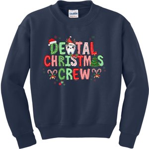 Dental Christmas Crew Dental Hygiene Assistant Xmas Kids Sweatshirt