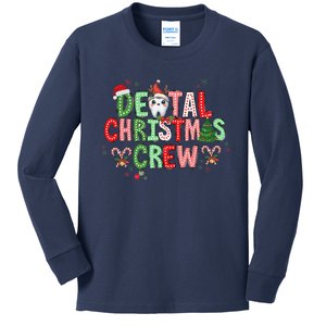 Dental Christmas Crew Dental Hygiene Assistant Xmas Kids Long Sleeve Shirt