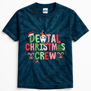 Dental Christmas Crew Dental Hygiene Assistant Xmas Kids Tie-Dye T-Shirt