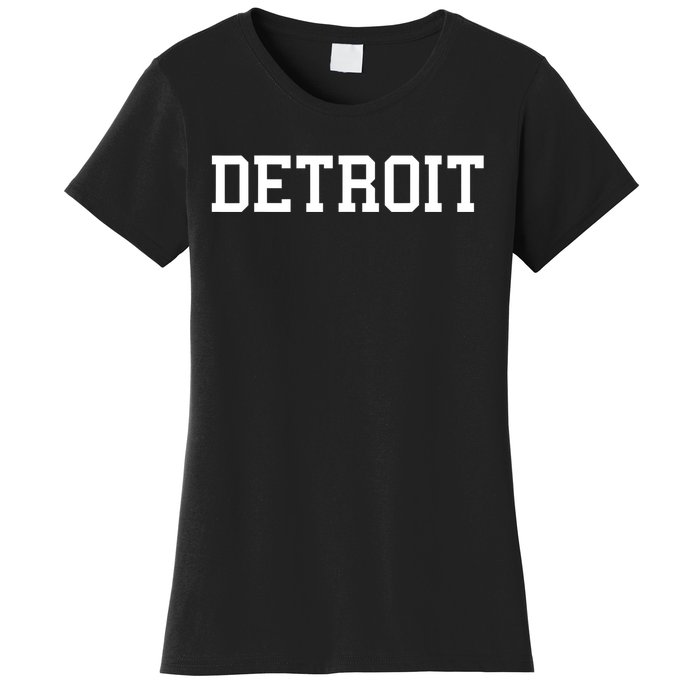 Detroit City Classic Retro Vintage Cool Michigan Women Men Women's T-Shirt