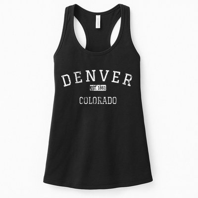 Denver Colorado CO Vintage Womens Tank Top