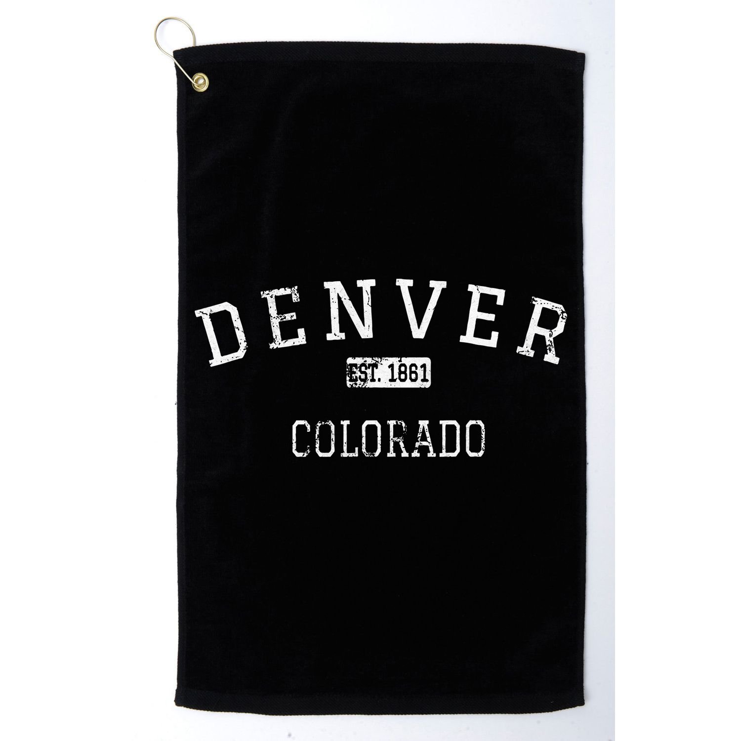 Denver Colorado CO Vintage Golf Towel