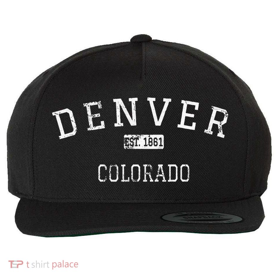 Denver Colorado CO Vintage Wool Snapback Cap
