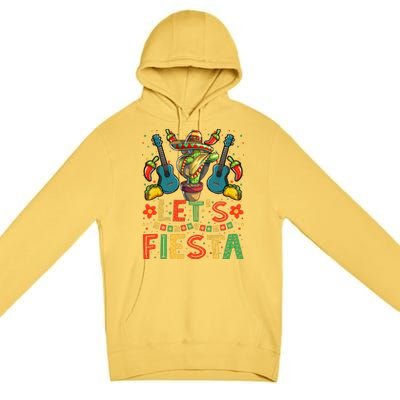 Dabbing Cactus Cinco De Mayo Mexican Premium Pullover Hoodie