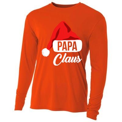 Dad Christmas Cool Gift Papa Claus Matching Family Christmas Gift Cooling Performance Long Sleeve Crew