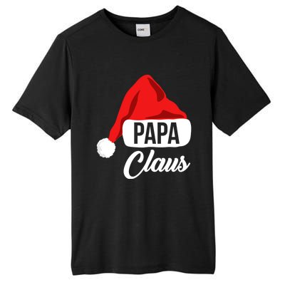 Dad Christmas Cool Gift Papa Claus Matching Family Christmas Gift Tall Fusion ChromaSoft Performance T-Shirt