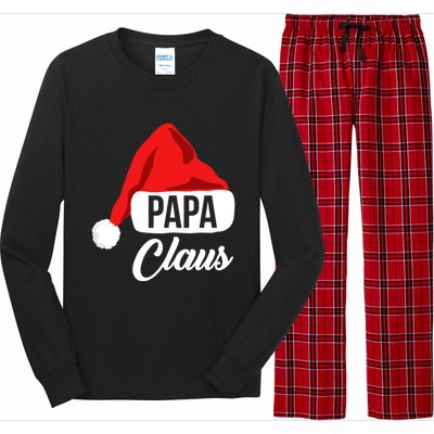 Dad Christmas Cool Gift Papa Claus Matching Family Christmas Gift Long Sleeve Pajama Set