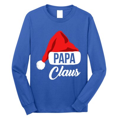 Dad Christmas Cool Gift Papa Claus Matching Family Christmas Gift Long Sleeve Shirt