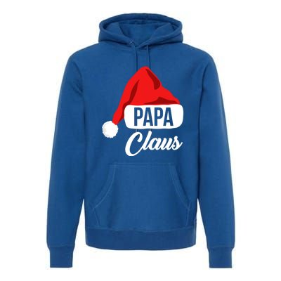 Dad Christmas Cool Gift Papa Claus Matching Family Christmas Gift Premium Hoodie