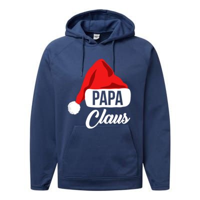 Dad Christmas Cool Gift Papa Claus Matching Family Christmas Gift Performance Fleece Hoodie