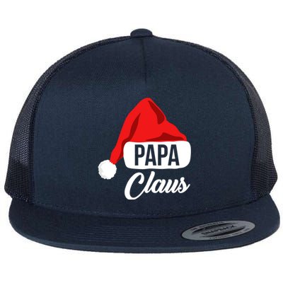 Dad Christmas Cool Gift Papa Claus Matching Family Christmas Gift Flat Bill Trucker Hat