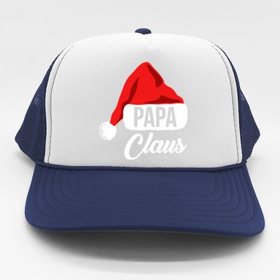 Dad Christmas Cool Gift Papa Claus Matching Family Christmas Gift Trucker Hat