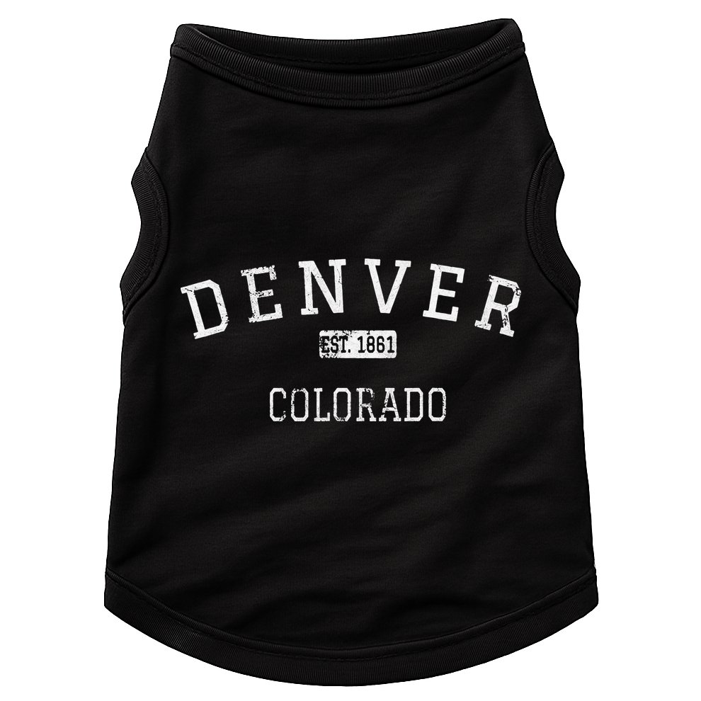 Denver Colorado CO Vintage Doggie Tank