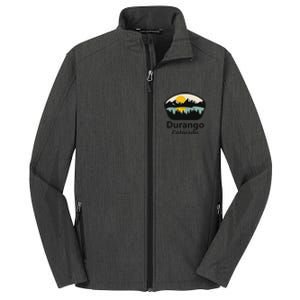 Durango Colorado City Co State Tourist Souvenir Travel Gift Core Soft Shell Jacket