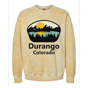 Durango Colorado City Co State Tourist Souvenir Travel Gift Colorblast Crewneck Sweatshirt