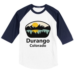 Durango Colorado City Co State Tourist Souvenir Travel Gift Baseball Sleeve Shirt