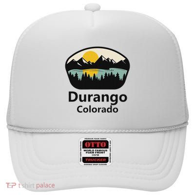 Durango Colorado City Co State Tourist Souvenir Travel Gift High Crown Mesh Back Trucker Hat