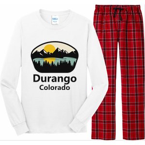 Durango Colorado City Co State Tourist Souvenir Travel Gift Long Sleeve Pajama Set