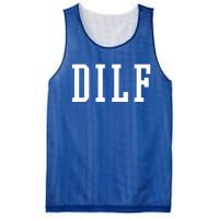 Dilf Crewneck Cool Gift Mesh Reversible Basketball Jersey Tank