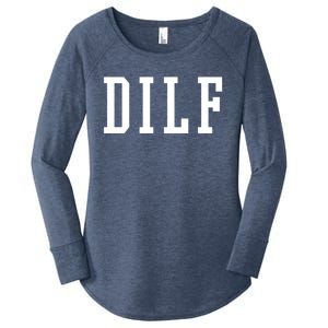 Dilf Crewneck Cool Gift Women's Perfect Tri Tunic Long Sleeve Shirt