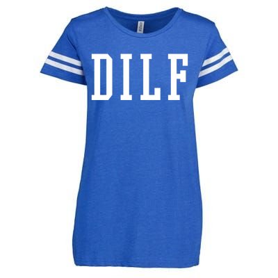 Dilf Crewneck Cool Gift Enza Ladies Jersey Football T-Shirt