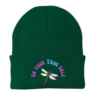 Dragonfly Cute Casual Watercolor Bright Knit Cap Winter Beanie