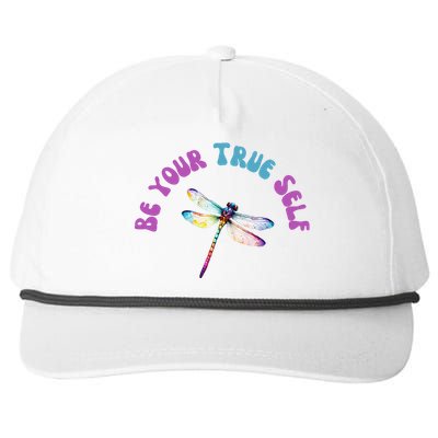 Dragonfly Cute Casual Watercolor Bright Snapback Five-Panel Rope Hat