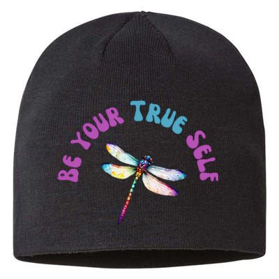 Dragonfly Cute Casual Watercolor Bright Sustainable Beanie