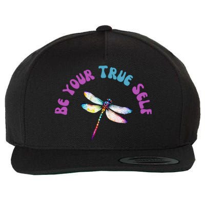 Dragonfly Cute Casual Watercolor Bright Wool Snapback Cap