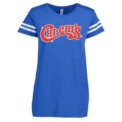 Defunct Chi Chi's Restaurant Enza Ladies Jersey Football T-Shirt