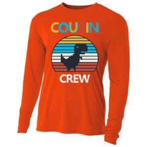 Dinosaur Cousin Crew Lover Squad Family Gift Cooling Performance Long Sleeve Crew