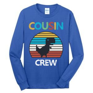 Dinosaur Cousin Crew Lover Squad Family Gift Tall Long Sleeve T-Shirt