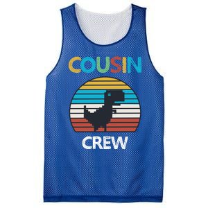 Dinosaur Cousin Crew Lover Squad Family Gift Mesh Reversible Basketball Jersey Tank