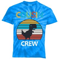 Dinosaur Cousin Crew Lover Squad Family Gift Kids Tie-Dye T-Shirt