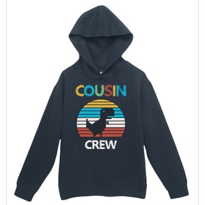 Dinosaur Cousin Crew Lover Squad Family Gift Urban Pullover Hoodie