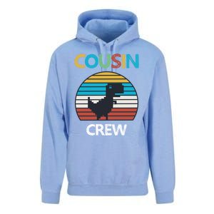 Dinosaur Cousin Crew Lover Squad Family Gift Unisex Surf Hoodie