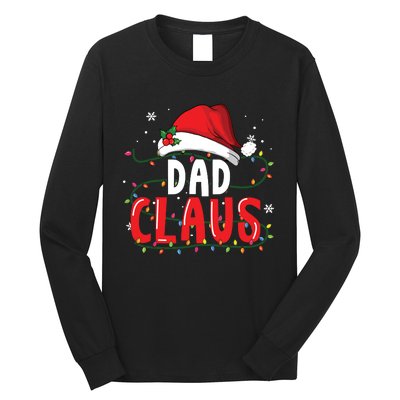 Dad Claus Christmas Famiy Matching Pajamas Team Santa Long Sleeve Shirt