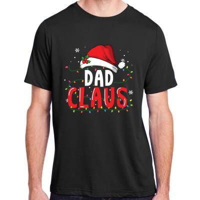 Dad Claus Christmas Famiy Matching Pajamas Team Santa Adult ChromaSoft Performance T-Shirt