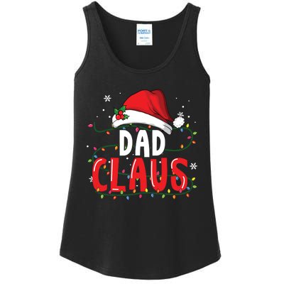 Dad Claus Christmas Famiy Matching Pajamas Team Santa Ladies Essential Tank