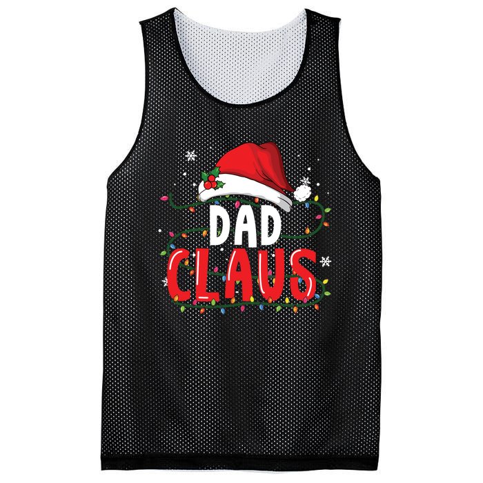 Dad Claus Christmas Famiy Matching Pajamas Team Santa Mesh Reversible Basketball Jersey Tank