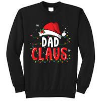 Dad Claus Christmas Famiy Matching Pajamas Team Santa Tall Sweatshirt