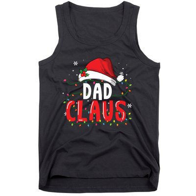 Dad Claus Christmas Famiy Matching Pajamas Team Santa Tank Top