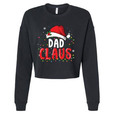 Dad Claus Christmas Famiy Matching Pajamas Team Santa Cropped Pullover Crew