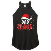 Dad Claus Christmas Famiy Matching Pajamas Team Santa Women's Perfect Tri Rocker Tank