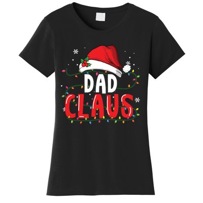 Dad Claus Christmas Famiy Matching Pajamas Team Santa Women's T-Shirt