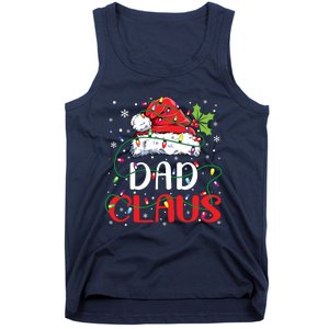 Dad Claus Christmas Santa Matching Family Christmas Pajamas Tank Top