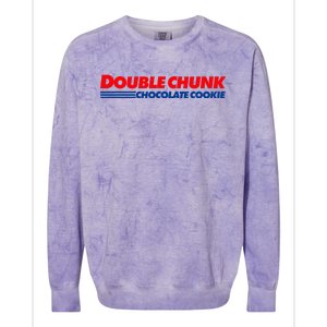 Double Chunk Chocolate Cookie Wholesale Social Media Dad Colorblast Crewneck Sweatshirt