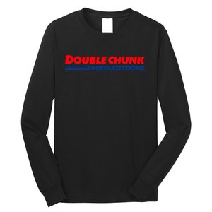 Double Chunk Chocolate Cookie Wholesale Social Media Dad Long Sleeve Shirt